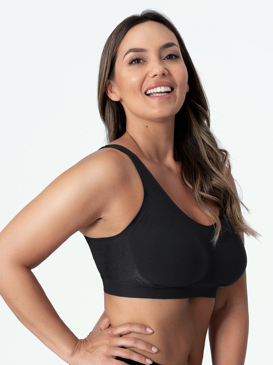 Revada | Dagelijkse Comfort Draadloze Bh Zwart / S Bra