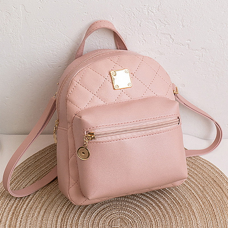 Multi-Function Mini Backpack Roze