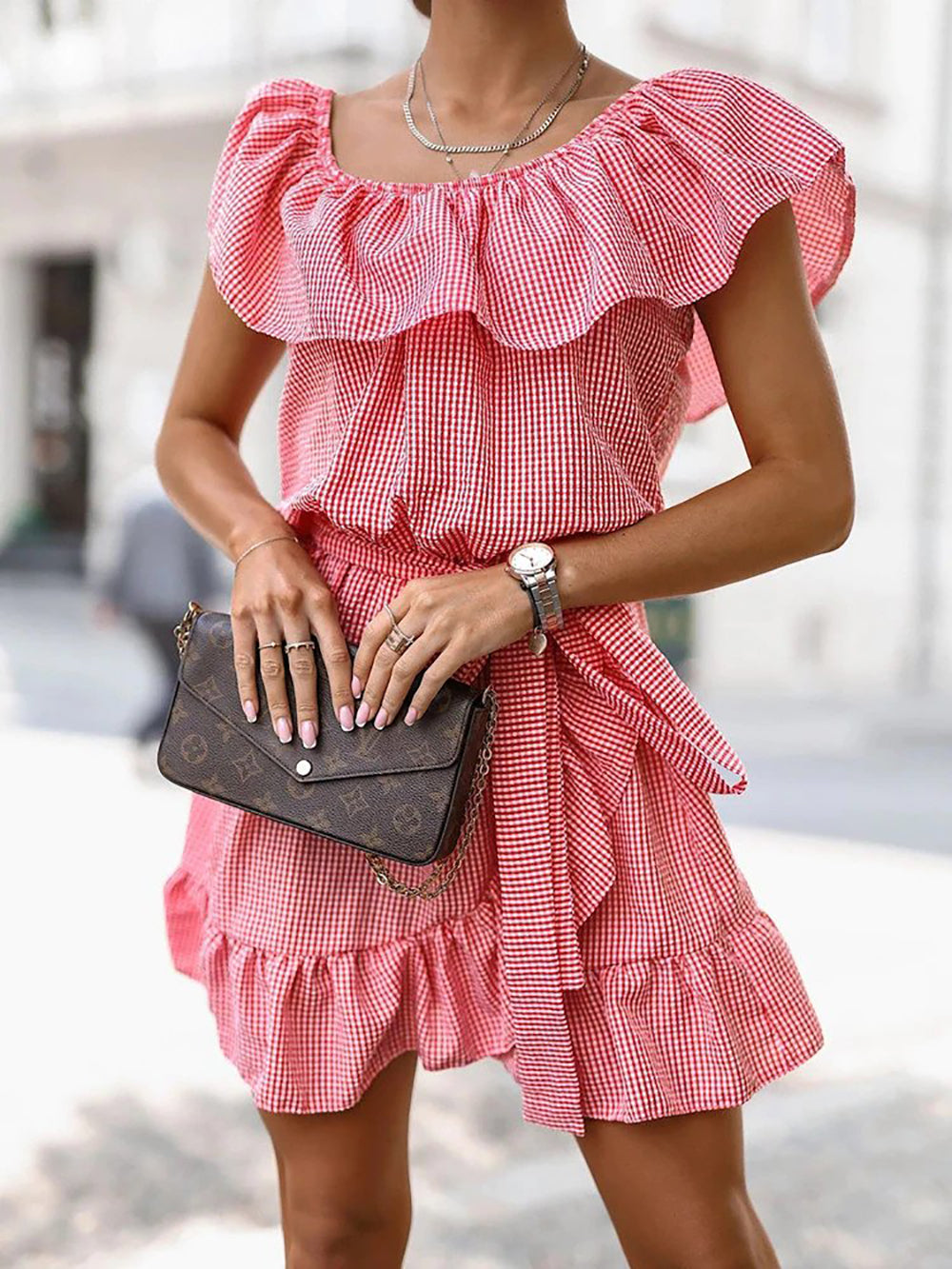 Off Shoulder Mini Dress