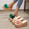 Flower Platform Sandals