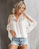 Saphira Lace Blouse Wit / S