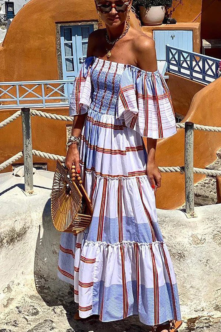 Off Shoulder Maxi Dress