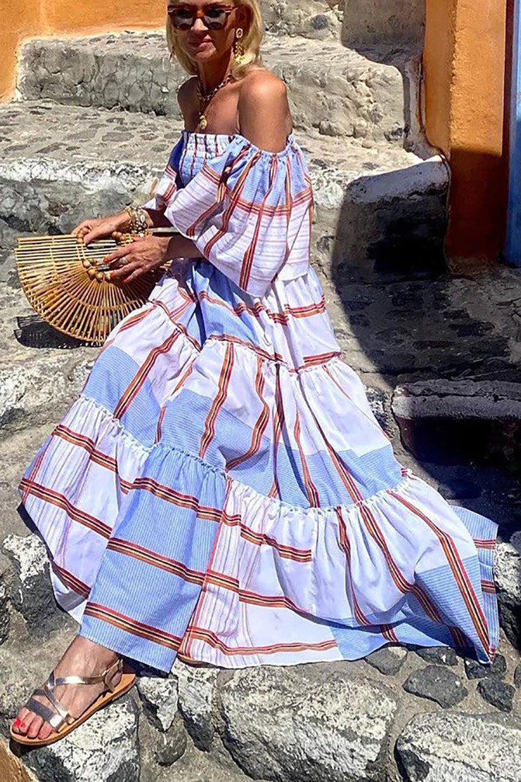 Off Shoulder Maxi Dress